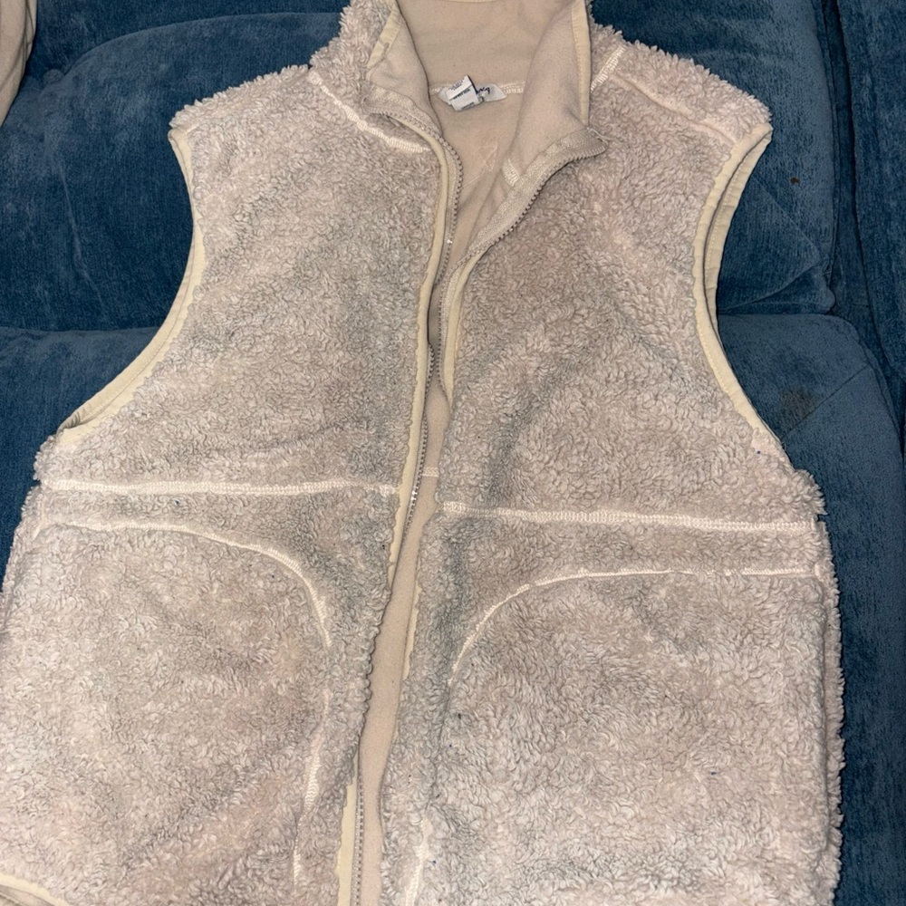 Cozy Cream Sherpa Vest